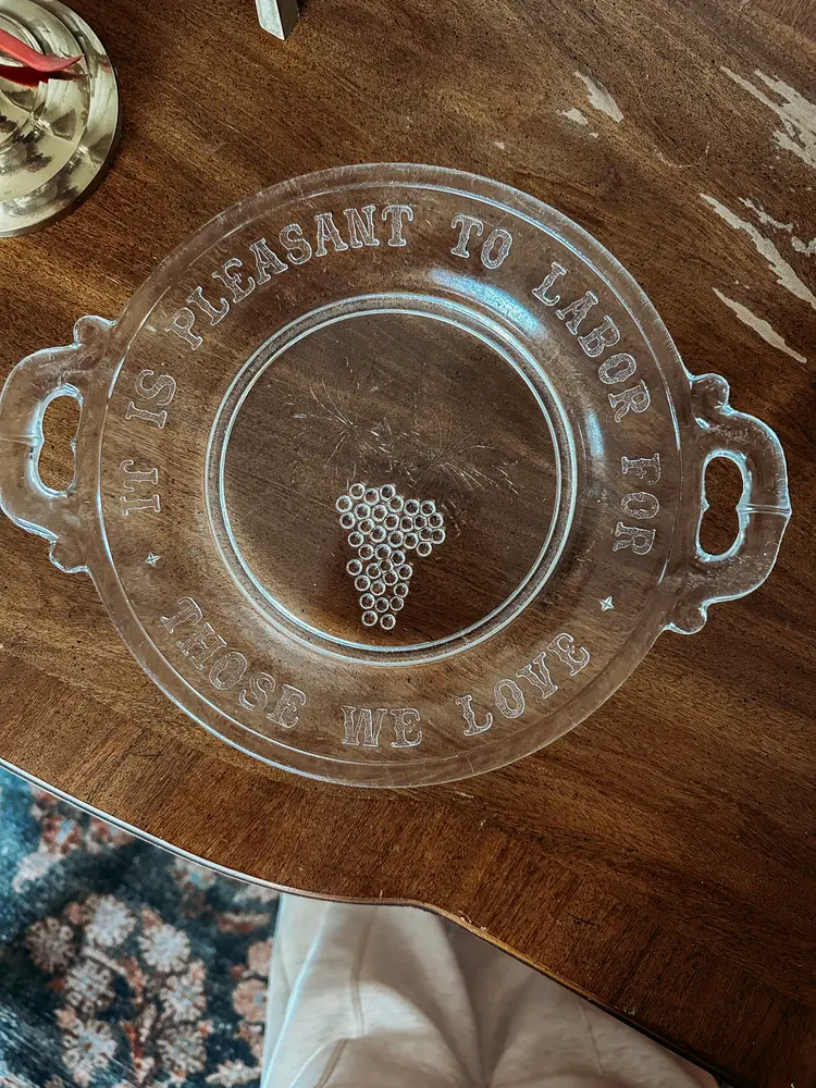 Vintage McKee glass dish