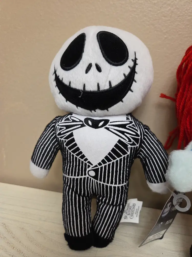Pair of Disneys Nightmare Before Christmas Plush Sally & Jack Skellington