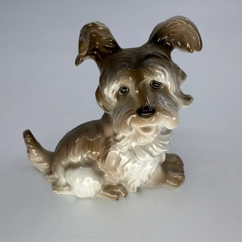 Rosenthal Sitting Puppy Dog Terrier c1950s Figurine #535