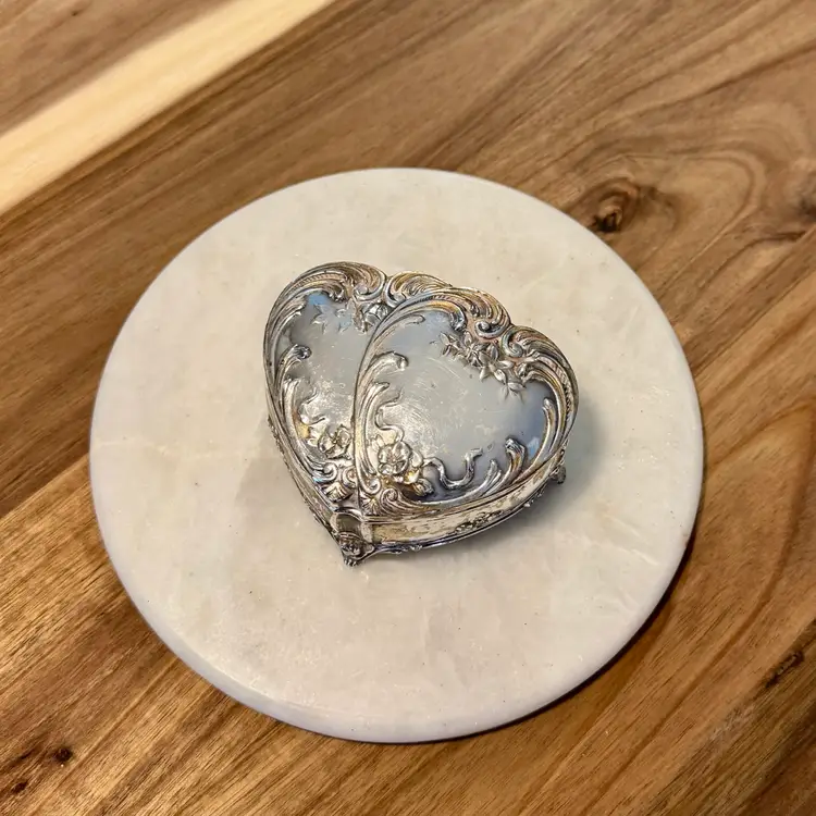 Vintage Silver Plate Watch Presentation Box