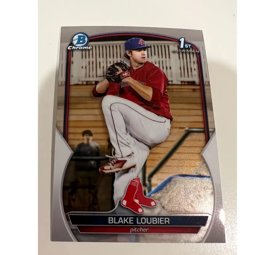 Blake Loubier 1st Bowman Chrome Boston Red Sox