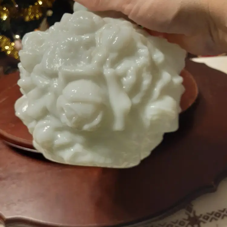 Antique Bulbous Rose Milk Glass Vase