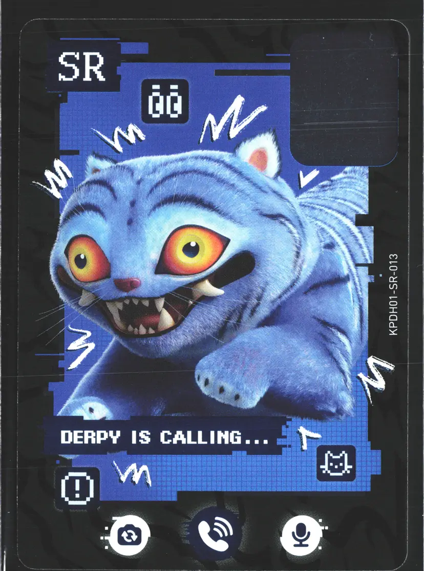 Derpy Tiger Card 2026 KPop Demon Hunters Kayou SR 1st Set