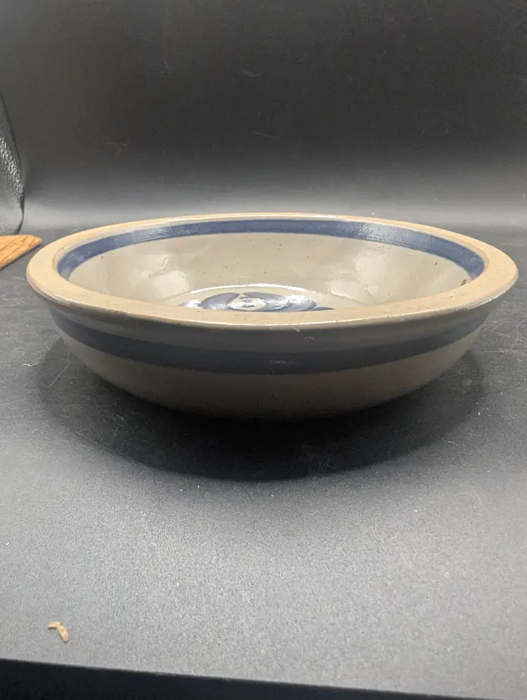 Vintage 1993 Beaumont Brothers Pottery Salt Glaze Small Berry Bowl 6".