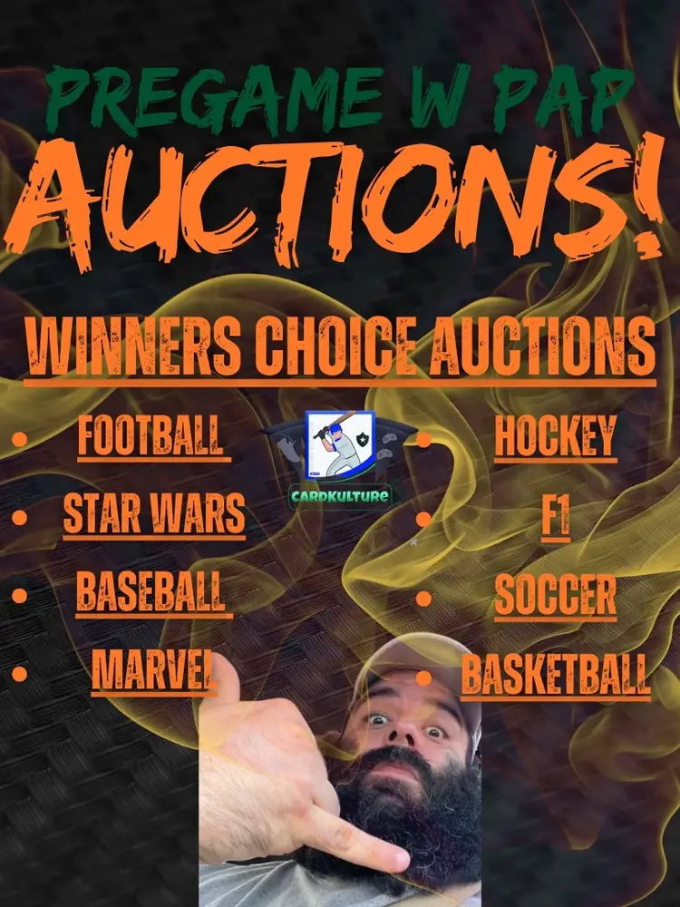 Pregame With Pap - Auctions And More!