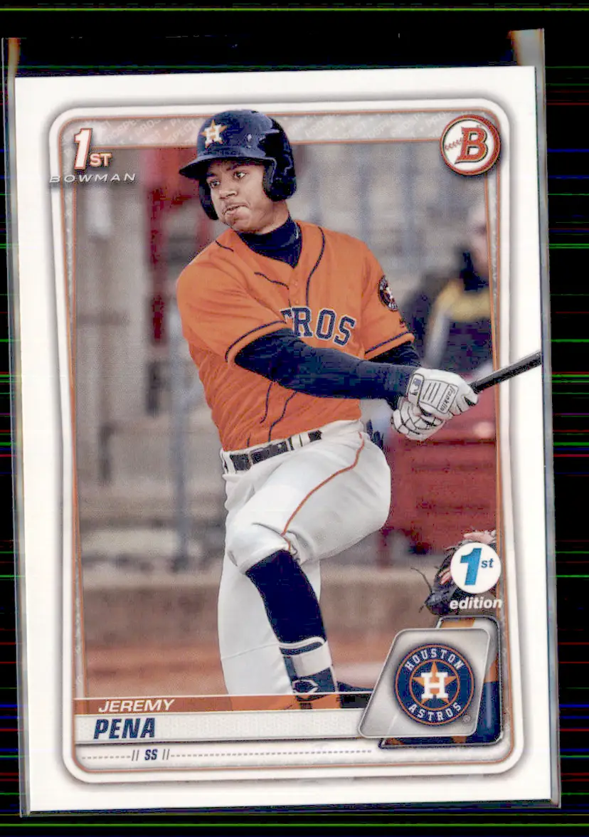 Jeremy Peña 2020 Bowman 1st Edition #BFE-61 - Houston Astros - (130-43)