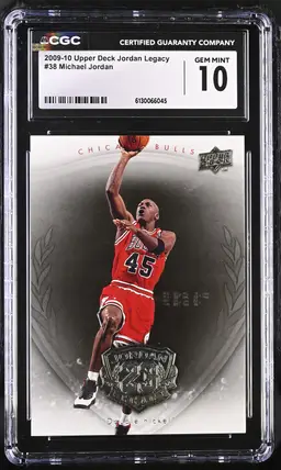 2009-10 Upper Deck Jordan Legacy Michael Jordan #38 CGC 10 Gem Mint