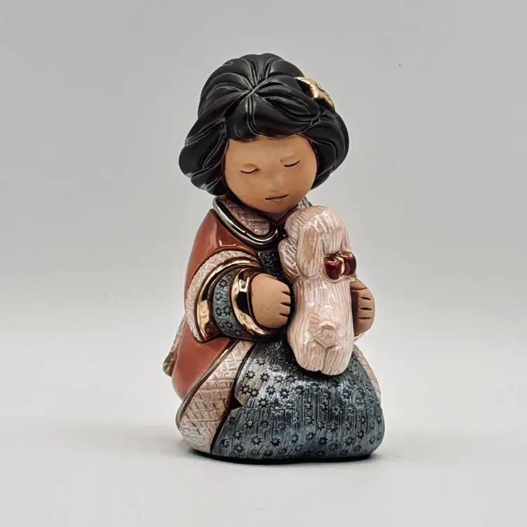 De Rosa Rinconada Puppy Love Figurine Everything Nice Collection G12 4.25" Tall