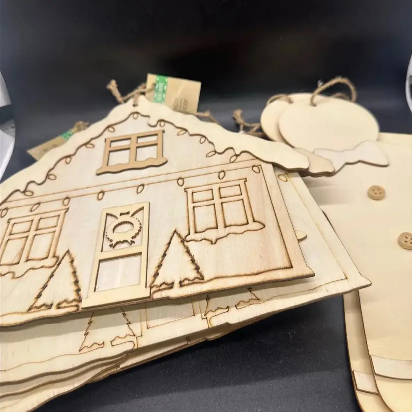 50. Gingerbread wood bundle