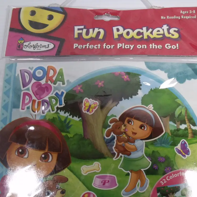 Colorforms Fun Pockets Dora the Explorer PlaySet Nick Jr No. 70491 New