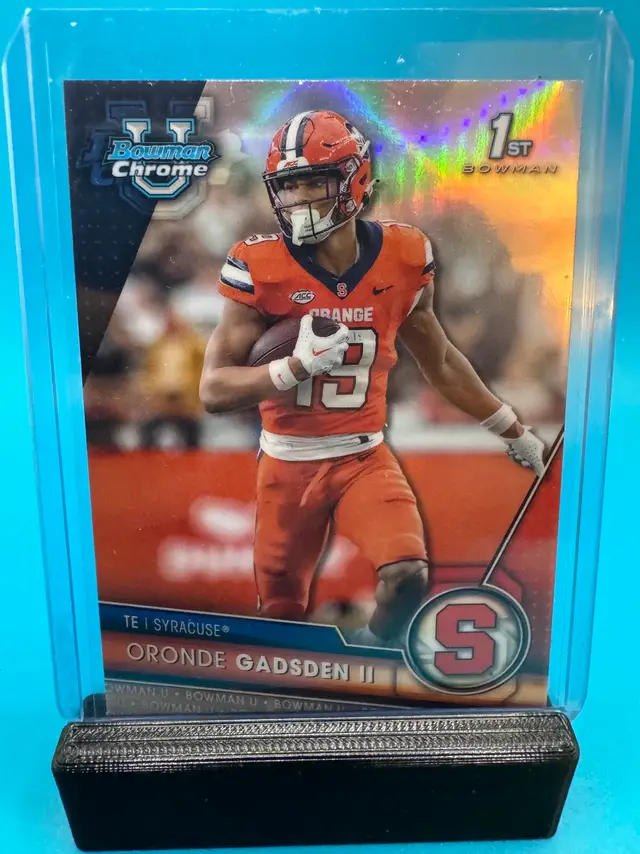 Oronde Gadsen 1st Bowman Chrome U Refractor Syracuse Orangeman