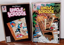 Lot of 2 Walt Disney's Uncle Scrooge Comic Books Sleeved #248 and 249