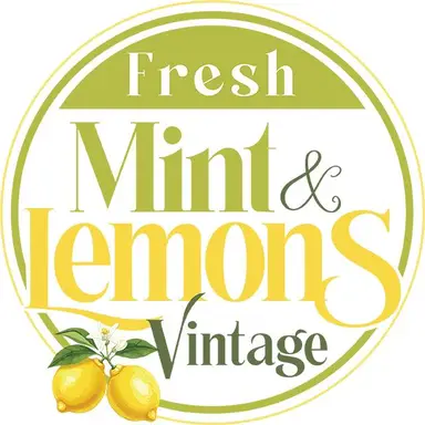 Fresh Mint & Lemons Vintage