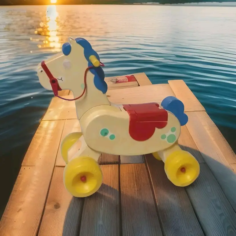 Vintage Bucky The Wonder Horse Ride On Wonder Products Co. RARE Toy Hard To Find