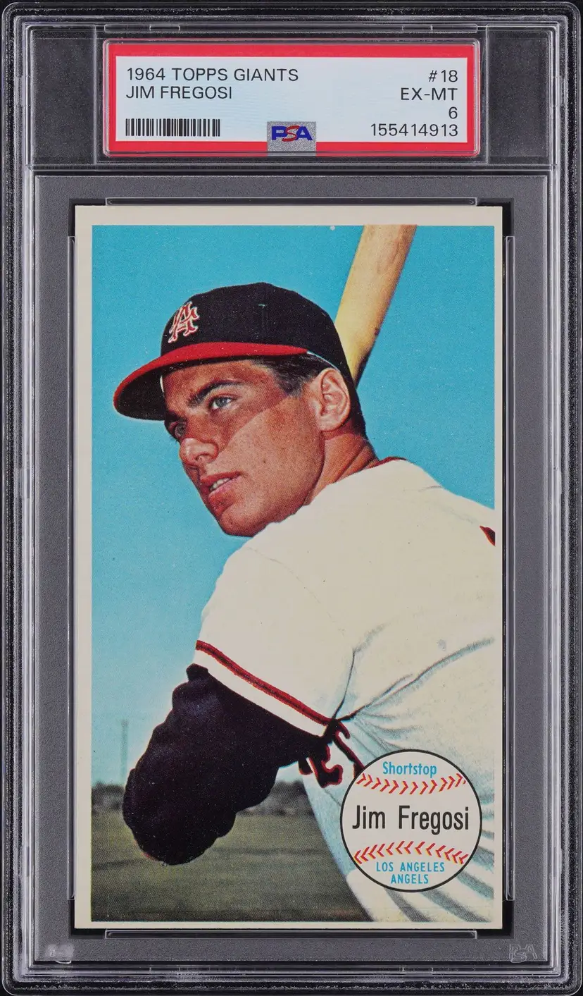 Jim Fregosi PSA 6 1964 Topps Giants #18 VERY CLEAN, SHARP - (pk) - Los Angeles Angels