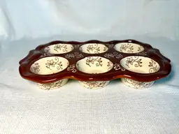 Temptations Floral Lace Muffin Pan