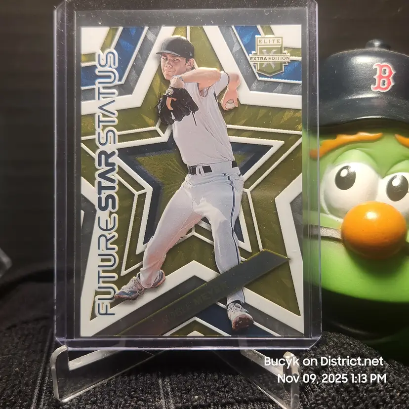 2023 Panini Elite Extra Edition Future Star Gold - Noble Meyer Miami Marlins 1/10