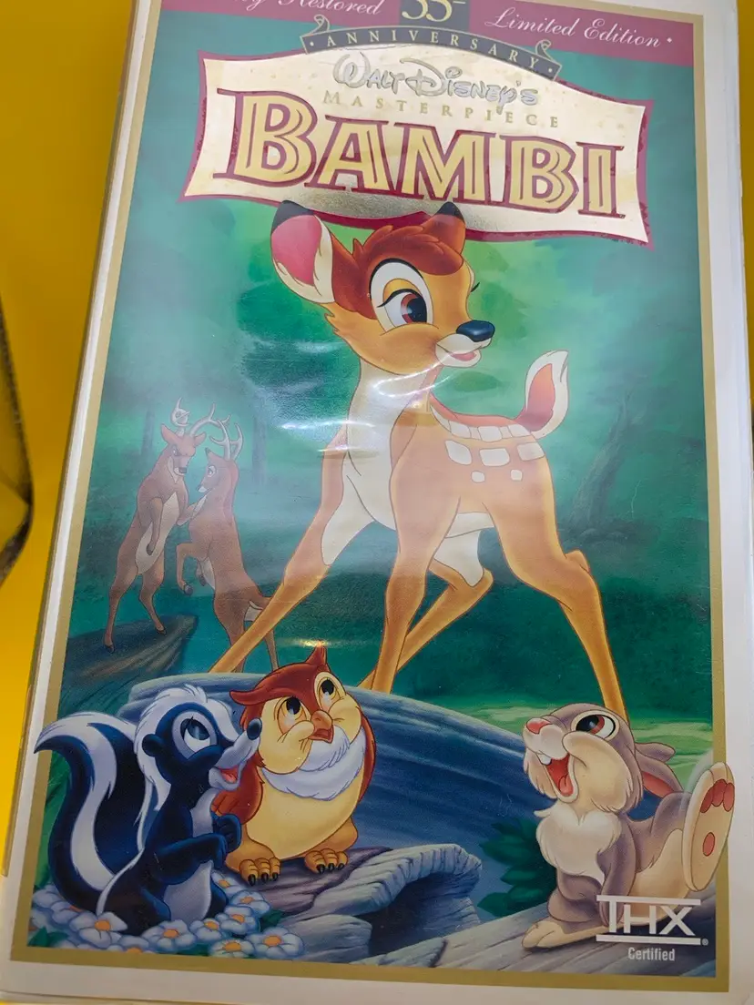 Walt Disneyβs Masterpiece Bambi, Fully Restored 55th Anniversary Limited Edition, RARE