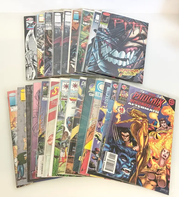 Lot of (23) Image, Valiant, Malibu Comics & Others