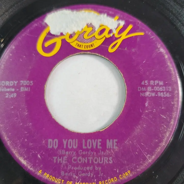 The Contours Do You Love Me Move Mr. Man 45 RPM Barry Gordy Jr.