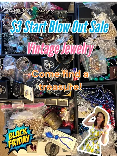 $3 Starts On Vintage Jewelry! Let’s Go Through My Trays And Find A Treasure! Great Deals!