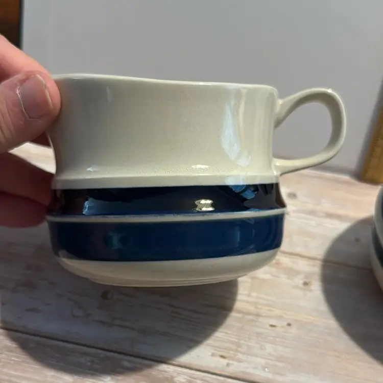 Estate Cream And Sugar Set Stoneware  Made In Japan