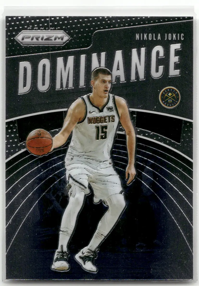 2020-21 Panini Prizm Nikola Jokic Dominance Card - Nuggets