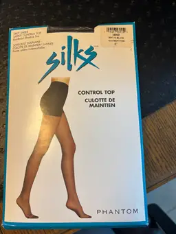 SILKS CONTROL TOP PANTYHOSE SIZE C