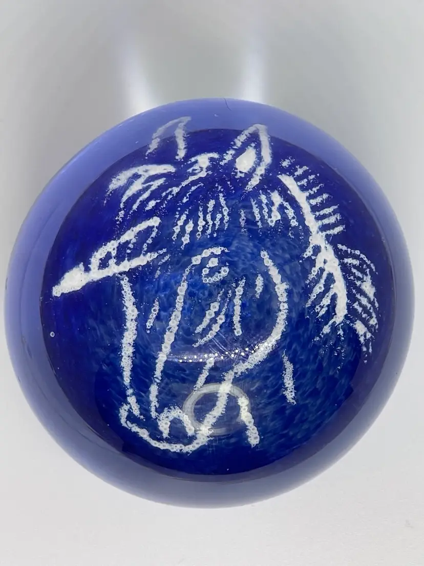 Vintage Jennings Bonnell Unicorn Paperweight