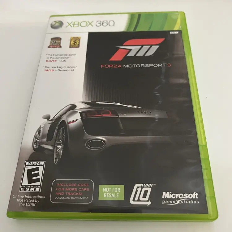 Forza Motorsport 3 Microsoft Xbox 360 Game 2009 2 Discs Manual Tested Complete!