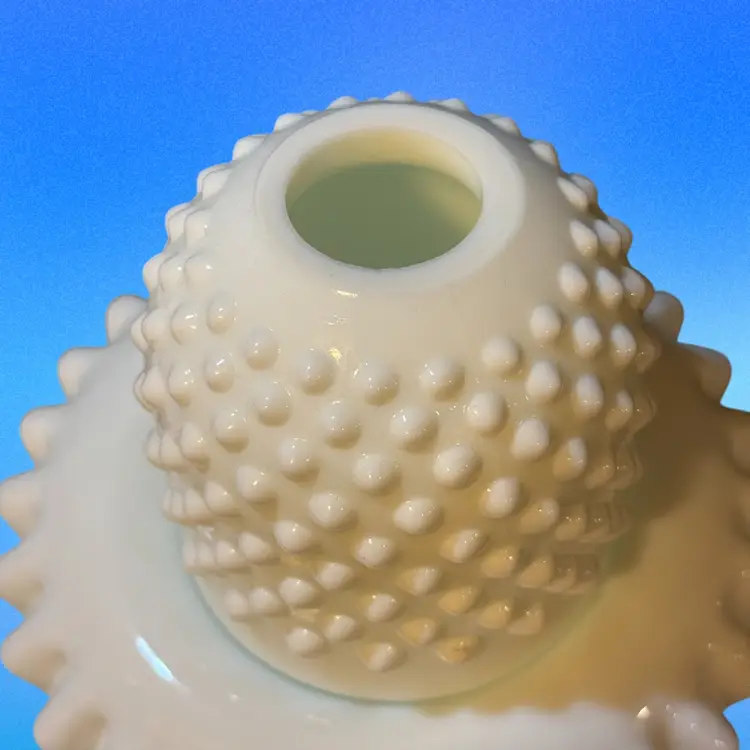 Vintage Signed Fenton Hobnail Milk Glass **Please Read** (KK)