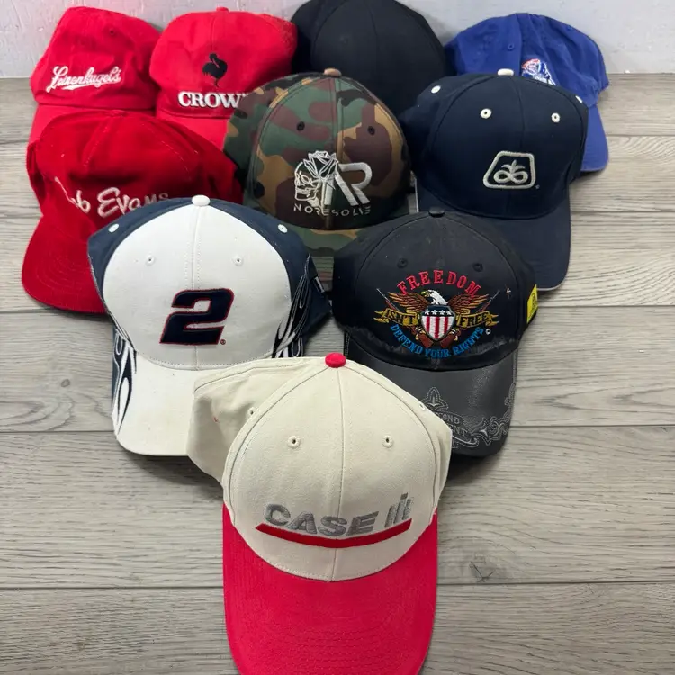 Top Hat Used Lot Of 10 Used Hats