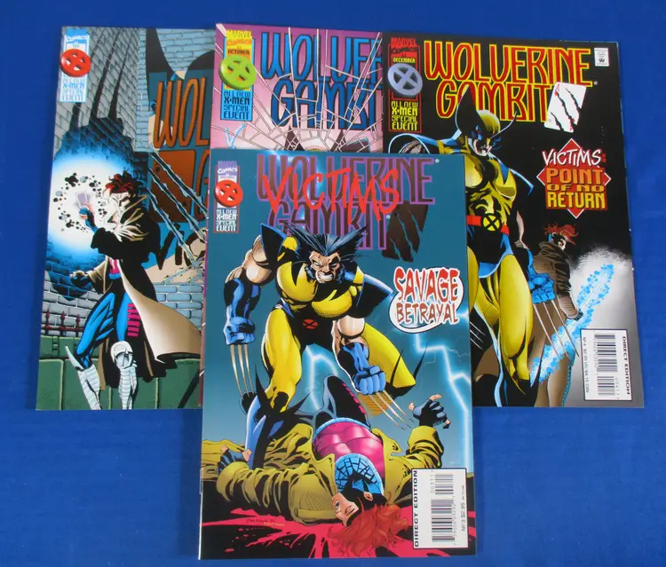Wolverine Gambit #1 2 3 4 Complete Series 1995 Marvel Comics NM