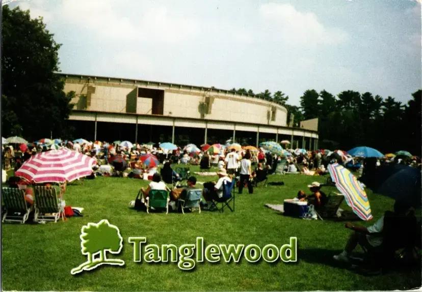 Postcard Tanglewood Theater Lenox Massachusetts Boston Symphony Orchestra - Bud Halpin  - 2712 Box E