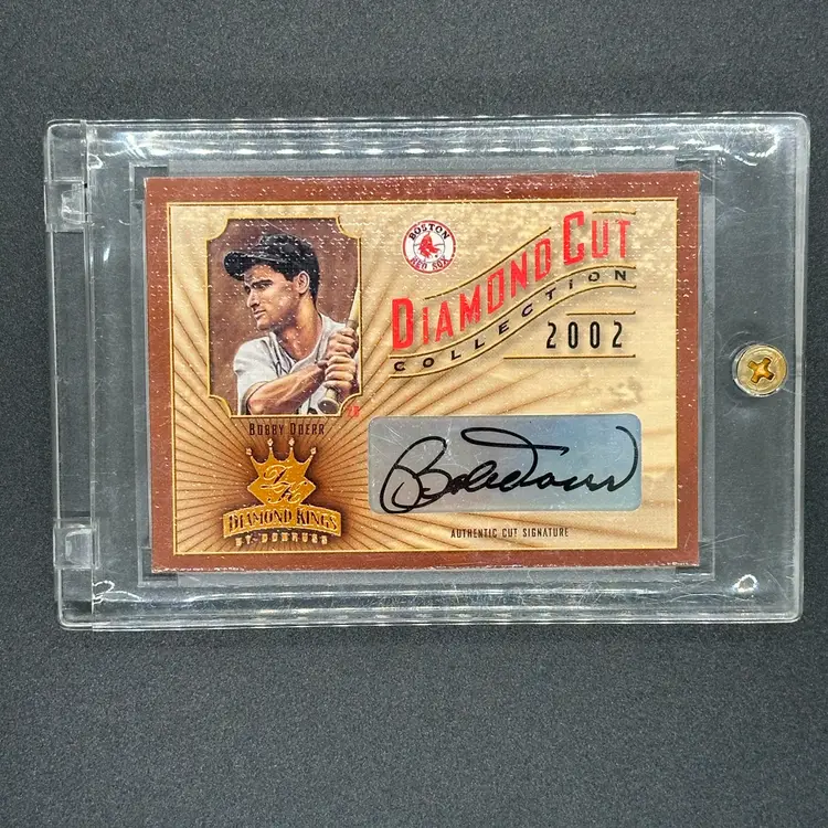 Bobby Doerr Auto 2002 Diamond Kings Diamond Cut Collection /500 Red Sox