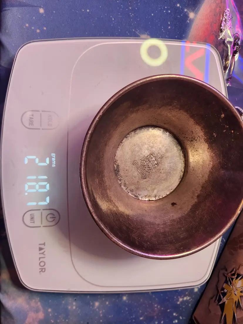 1800s 80% silver Bowl from England