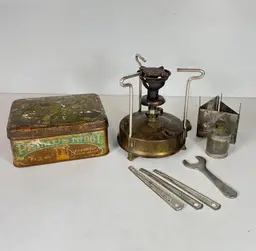 1913 Primus 96L, Portable Camp Stove, Version 3, B.A. Hjorth & Co., Made In Sweden
