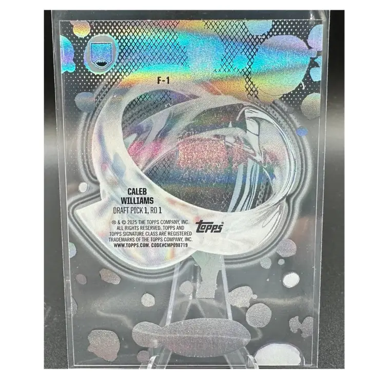 2024 Topps Signature Series Rookie Caleb Williams Fluidity F-1 #Bears