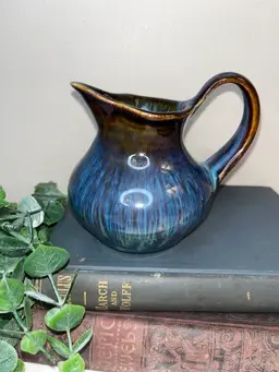 Bill Campbell Blue Glaze Pottery Creamer