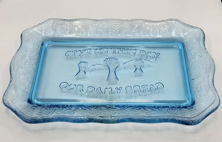 Tiara Indiana Glass Bread Plate