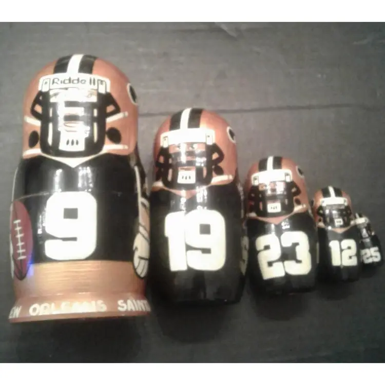 New Orleans Saints Nesting Dolls