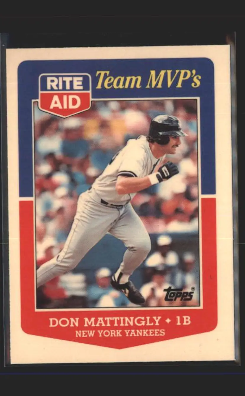 1988 Topps Rite-Aid Team MVP's #22 Don Mattingly - (137) - New York Yankees