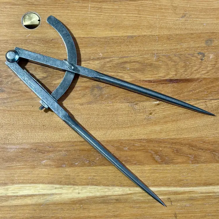 Vintage Bemis & Call Co. 9" Cast Steel Wing Arm Dividers