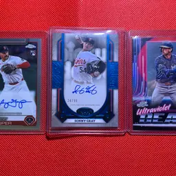 Minnesota Twins (Boston Red Sox?) Team Lot - Auto, #, Cosmic