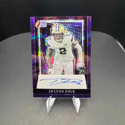 2024 Leaf Pro Set Metal Autographs Prismatic #PAJP3 Ja'Lynn Polk Auto 1/7