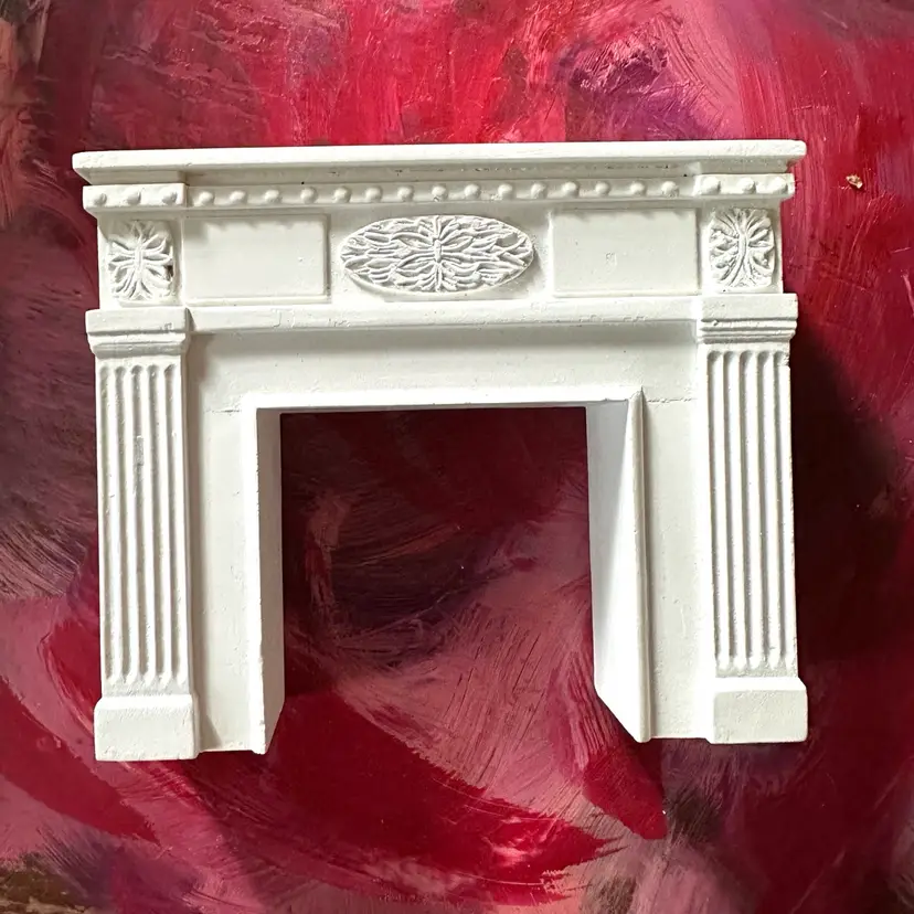 Vintage Lawbre #1050 Federal Style Miniature Dollhouse Fireplace