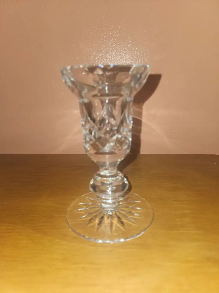 4 1/2" Waterford Crystal Candle Holder
