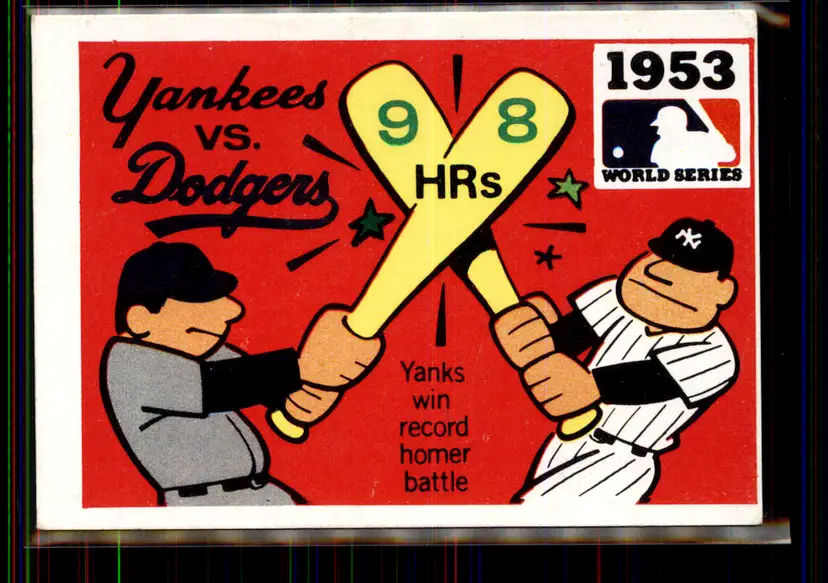 1968 Fleer World Series #51 - New York Yankees/Brooklyn Dodgers - (pk2-113)