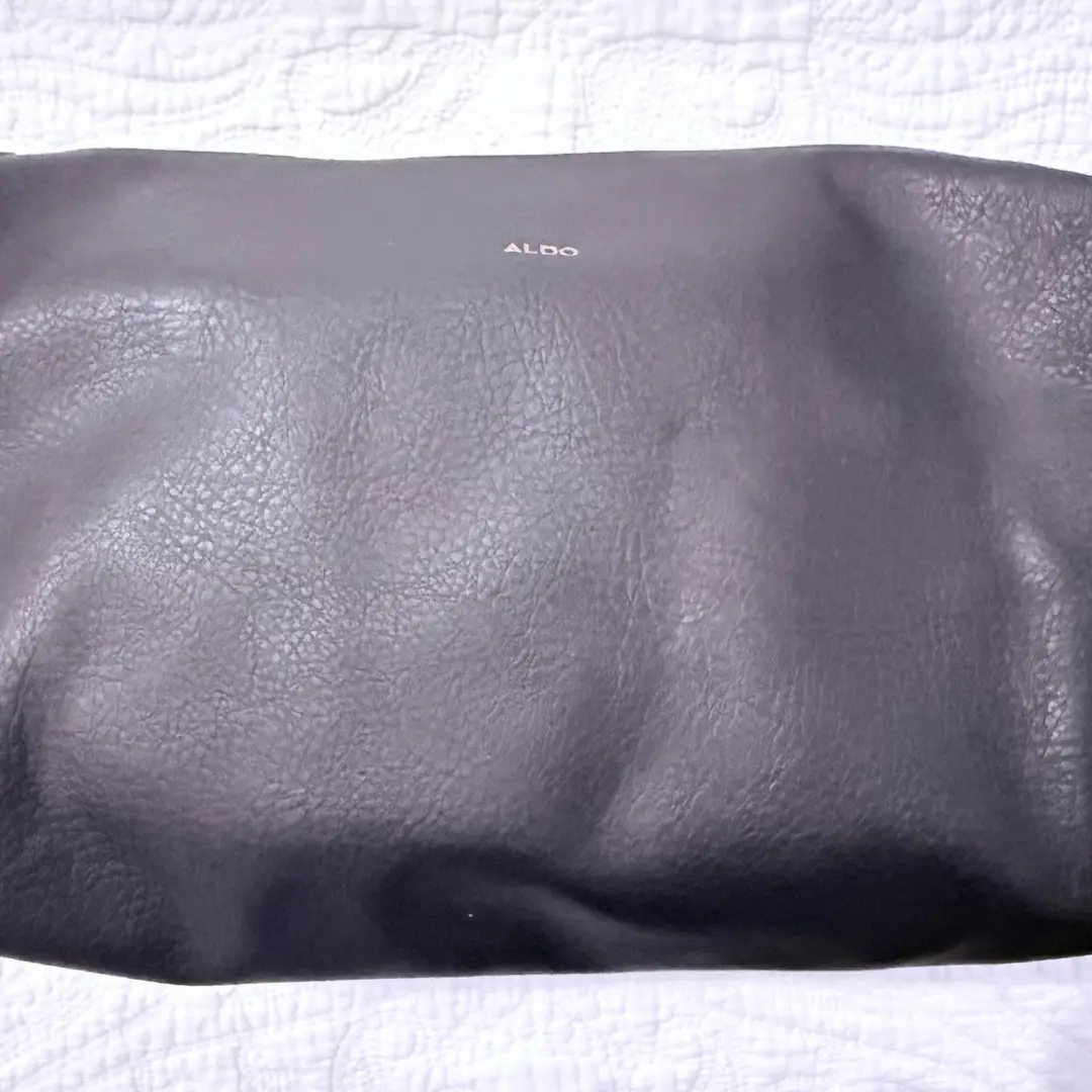 ALDO Black Faux Leather Pouch