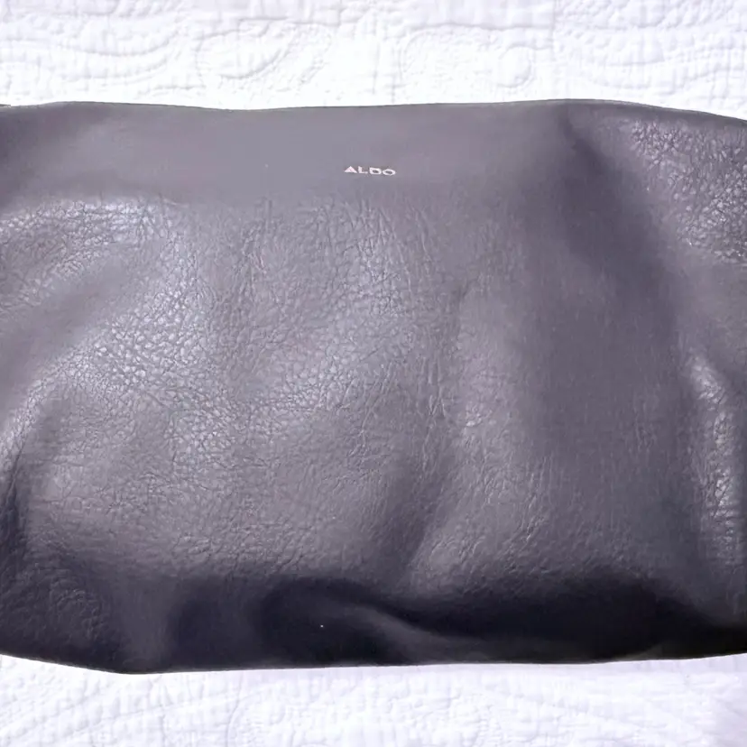 ALDO Black Faux Leather Pouch